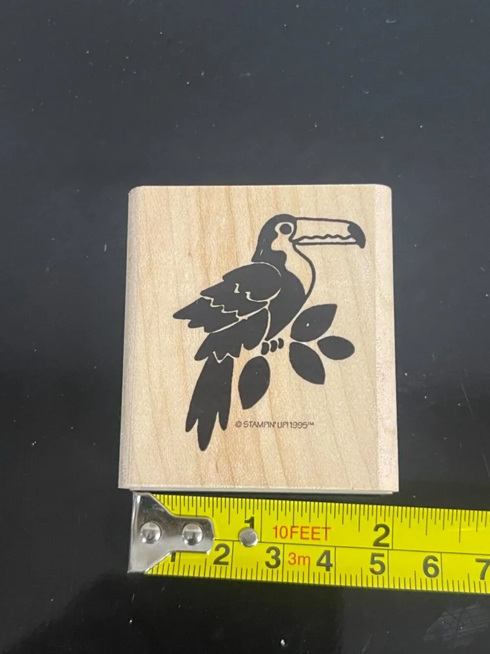 Vintage Stampin' Up Tropical Floral Rubber Stamp Lot 7 Pc